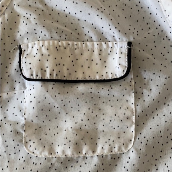 White chiffon blouse - Picture 3 of 3